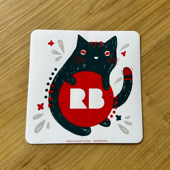 NEW Redbubble Cat Sticker - Picture 2 of 4